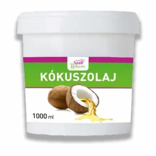 Szafi Reform Kókuszolaj - Kókuszzsír (szűrt, NEM hidrogénezett) 1 L (gluténmentes)