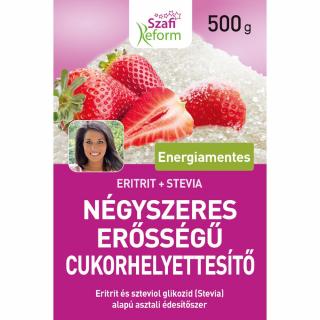 Szafi Reform Négyszeres erősségű édesítő (negyedannyi 1:4) 500 g (gluténmentes)