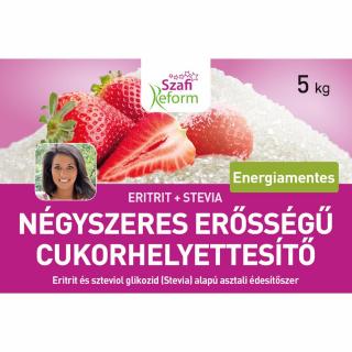 Szafi Reform Négyszeres erősségű édesítő (negyedannyi 1:4) 5000 g (gluténmentes)