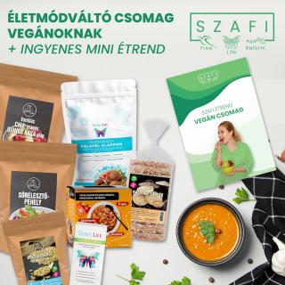Szafi vegán csomag gluténmentes termékekkel