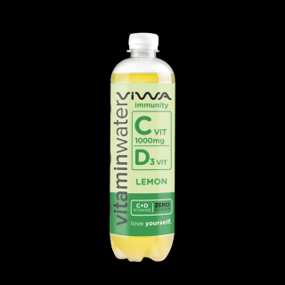 Viwa Immunity C1000+D Zero citrom ízű ital 600ml (gluténmentes)