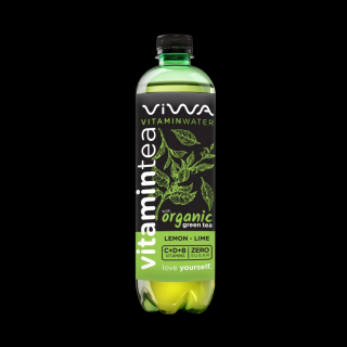 Viwa Vitamintea citrom-lime ízű zöld tea 600ml (gluténmentes)