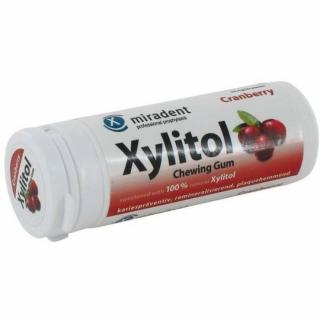 Xylitol rágógumi Vörös áfonya 30 db (gluténmentes)