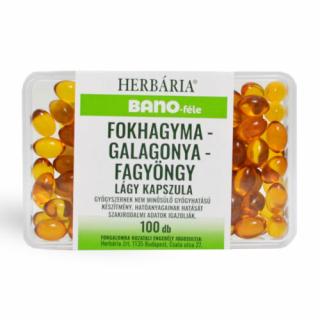 Bánó fokhagyma-galagonya-fagyöngy kapszula 100db