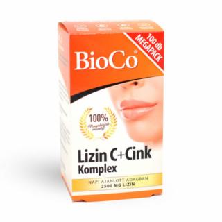 BioCo Lizin C+Cink Komplex tabletta 100db