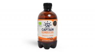 Captain bio kombucha ital gyömbéres-citromos 400ml