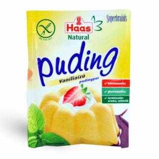 Haas natural pudingpor vanília 40g