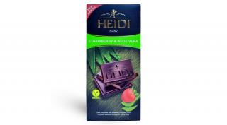 Heidi Dark Strawberry  Aloe vera étcsokoládé 80g