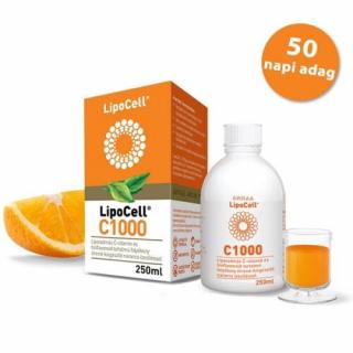 LipoCell C1000 liposzómás C-vitamin narancs ízben (250 ml)