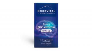 Nordvital B12-vitamin 1000mcg 60db vegán kapszula