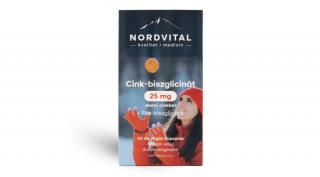 Nordvital Cink-biszglicinát +Réz 60 db kapszula