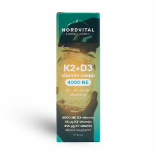 Nordvital D3+K2 csepp 30 ml 60 adag