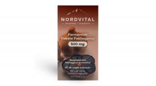 Nordvital fermentált fekete fokhagyma 500mg 60db