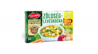 Thymos zöldségleves-kocka nátrium-glutamátmentes, 6+2 grátisz, 80g