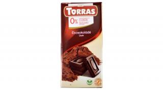 Torras étcsokoládé cukormentes 75g