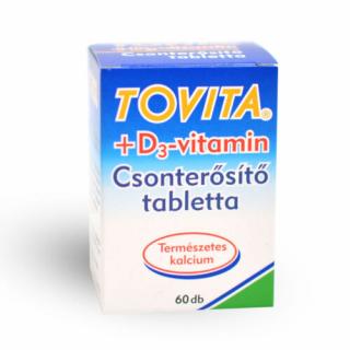 Tovita csonterősítő tabletta + D3 vitamin 60db