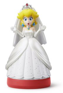 Amiibo Peach Wedding Outfit kiegészítő figura (Super Mario Odyssey Series)