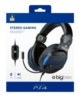 Bigben Stereo Gaming Headset (Fekete) (PS4)