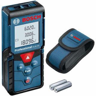 Bosch GLM 40 Professional lézeres távolságmérő (0601072900)