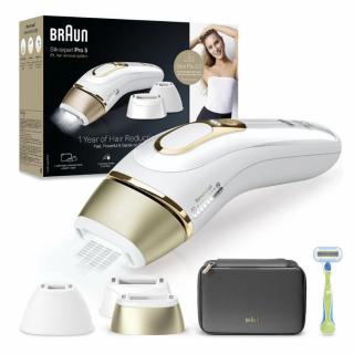Braun PL5243 Silk-expert Pro 5 IPL villanófényes szőrtelenítő - Fehér/Arany