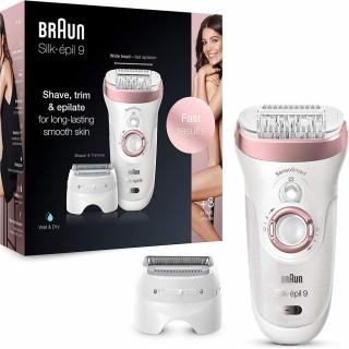 Braun Silk-épil 9 9-720 SensoSmart epilátor - Fehér/Rózsaszín (SES9720)