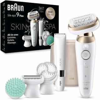 Braun Silk-épil 9 Flex 9-481 3D epilátor - Fehér/Arany (SES9481)