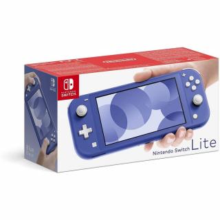 Nintendo Switch Lite bontott doboz + üveg kijelzővédő (kék)