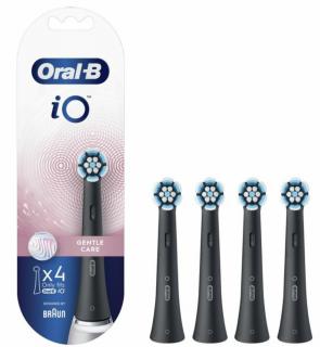 Oral-B iO Gentle Care fogkefe pótfej fekete (4db)