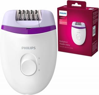 Philips BRE225/00 Satinelle Essential kompakt vezetékes epilátor - Fehér/Lila