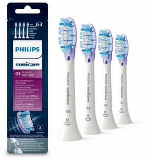 Philips HX9054/17 Sonicare G3 Premium Gum Care fogkefe pótfej 4db - Fehér