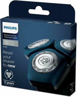 Philips SH71/50 csere borotvafej 5000/7000-es szériához, 3db - Ezüst