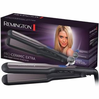 Remington S5525 Pro Ceramic Extra széles hajvasaló - Fekete/Lila