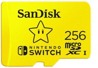 Sandisk Nintendo Switch Micro SDXC 256GB UHS-I U3 (SDSQXAO-256G-GNCZN)
