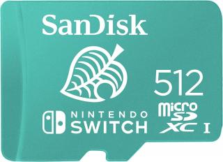 Sandisk Nintendo Switch Micro SDXC 512GB UHS-I U3 (SDSQXAO-512G-GNCZN)