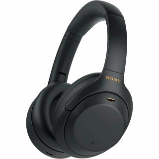 Sony WH-1000XM4 Bluetooth zajszűrős fejhallgató - Fekete