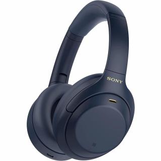 Sony WH-1000XM4 Bluetooth zajszűrős fejhallgató - Kék