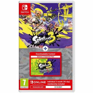 Splatoon 3 + Season Pass + 3 hónapos Nintendo Swich Online előfizetés (Switch)