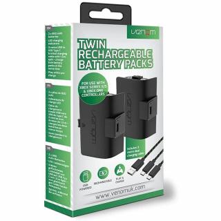 Venom Twin Battery Packs Black (Xbox Series | Xbox One)