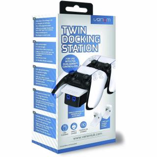 Venom Twin DualSense Docking Station White (PS5)