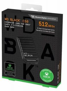 WD Black C50 512GB Xbox Series X/S Bővítőkártya (WDBMPH5120ANC-WCSN)