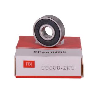 608 2RS SS FBJ rozsdamentes mélyhornyú golyóscsapágy 8X22X7 mm