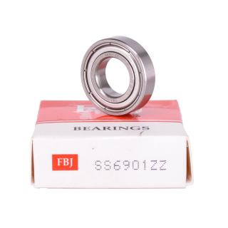 61901 2Z SS rozsdamentes mélyhornyú golyóscsapágy 12X24X6mm