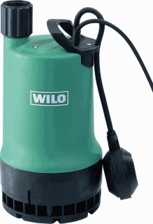 Wilo Drain TMW 32/8 merülõmotoros szivattyú örvénykeltõ berendezéssel 0.37kW, 3m kábelhossz