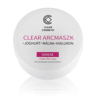 Clear natúr arcmaszk+joghurt+málna+hialuron