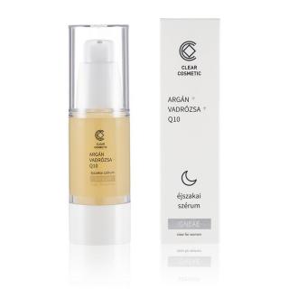 Clear natúr Argán+vadrózsa+Q10 éjszakai szérum