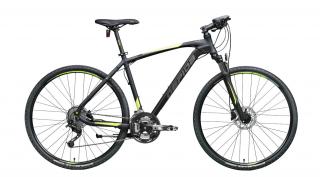 Gepida Alboin 500 CRS 28" M 27S férfi Cross Kerékpár matt fekete-világosgrafit-lime 56cm