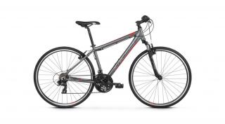 Kross Evado 1.0 2022 férfi cross kerékpár grafit-piros M 19"