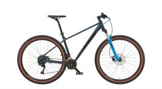 KTM Chicago 271 2022 férfi Mountain Bike metallic grey (black + blue) 43cm