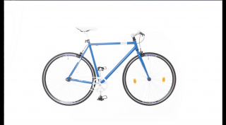 Neuzer Skid férfi Fixi Kerékpár metálkék-fehér 56cm
