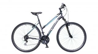 Neuzer X200 női Cross Kerékpár fekete-fehér-kék 17"